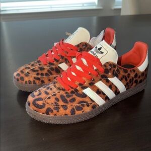Adidas Originals Samba OG Leopard Print Sneakers